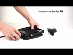 Reflektor LED zewnętrzny BK z czujnikiem ruchu i modułem