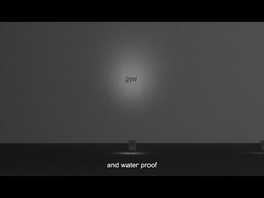 IK02 IP65 wodoodporny zewnętrzny reflektor LED o wysokiej jasności z soczewką optyczną i obrotowym uchwytem 180°