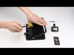 Reflektory powodziowe BK security, montowane na okapie, 30W 50W 100W, zewnętrzne, z czujnikiem ruchu i pilotem